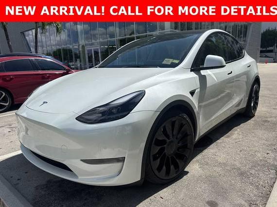 TESLA MODEL Y 2022 7SAYGDEF3NF379185 image